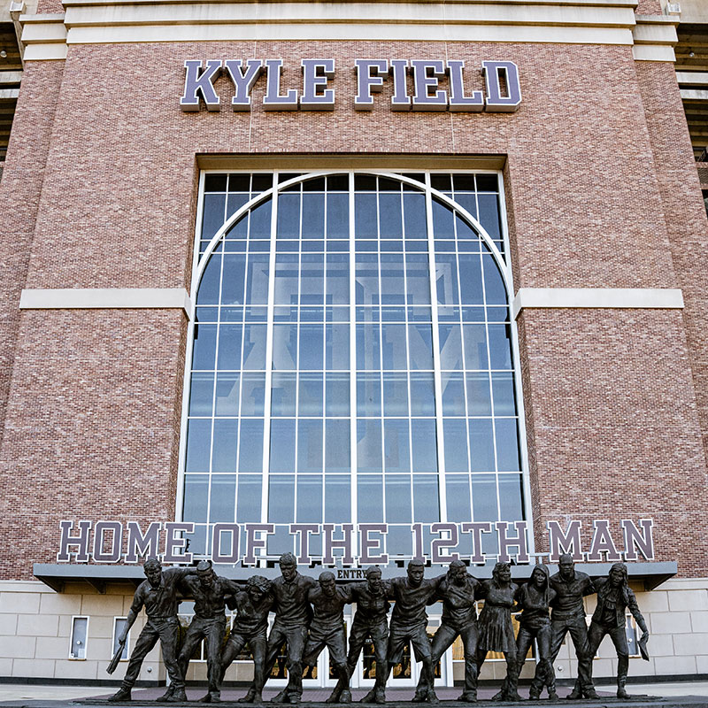 bus trip Kyle Field stadium